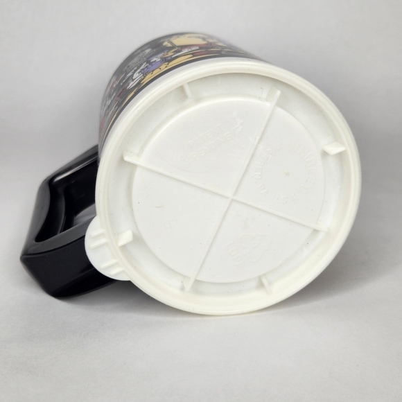 Vintage 90's Disney All Star Resorts Travel Mug Cup Plastic - Black - Picture 4 of 6